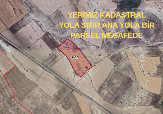 KÜTAHYA ÇAVDARHİSAR İLCİKÖREN KÖYÜN' DE 13.357 M² TARLA SATILIKTIR. - KÜTAHYA ÇAVDARHİSAR fotoğraf 7